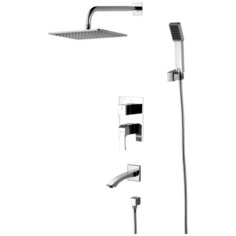 Смеситель для ванны и душа Lemark Unit LM4522C встраиваемый