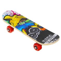 Скейтборд Крутой 43*13см P173 SILAPRO (пластиковый крепеж, 5030PVC ) максимальная нагрузка 30кг
