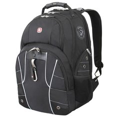 Рюкзак Wenger 15", чёрный/серебристый, 34x18x47 см, 29 л, шт 6939204408