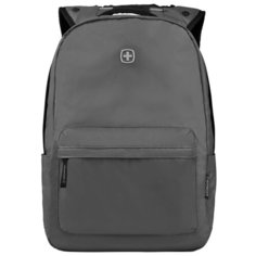 Рюкзак Wenger 14, с водоотталкивающим покрытием, серый, 28x22x41 см, 18 л, шт 605033