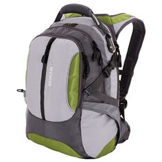 Рюкзак Wenger Large Volume Daypack 15", зелёный/серый, 36х17х50 см, 30 л, шт 15914415