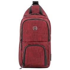 Рюкзак Wenger Urban Contemporary, с одним плечевым ремнем, бордовый, 19х12х33 см, 8 л, шт 605030