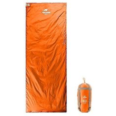 Спальный мешок для кемпинга Naturehike Camping Mini Ultralight Envelope Sleeping Bag Оранжевый