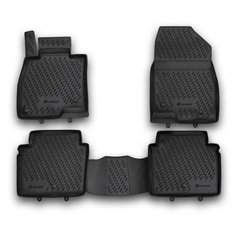Комплект ковриков салона ELEMENT CARMZD00025h 4 шт. черный