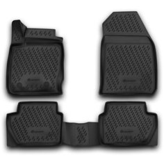 Element Коврики 3D в салон FORD Ecosport, 2014 - 2018, 2018 -&gt;, 4 шт. (полиуретан)
