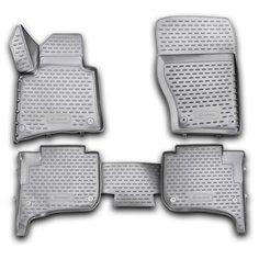 Element Коврики 3D в салон VW Touareg II 2010-2015, 2015-03/2018, 2-х зонный климат-контроль, 4 шт. (полиуретан)