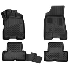 Element Коврики 3D в салон NISSAN X-Trail, 01/2007-12/2015, кросс., правый руль, 4шт. (полиуретан)