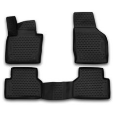 Element Коврики 3D в салон AUDI Q3, 2015->, АКПП, 4 шт. (полиуретан)