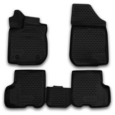 Element Коврики 3D в салон RENAULT Logan/ Logan MCV, 2014-2017, 4 шт.