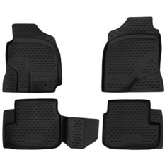 Element Коврики в салон TOYOTA RAV4 ACA21W JDM, 05/2000–10/2005, П.Р., 4 шт. (полиуретан)
