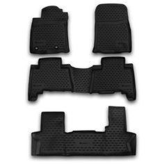 Element Коврики в салон TOYOTA Land Cruiser Prado 150 2013->, 7 мест, 5 шт. (полиуретан)
