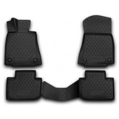 Element Коврики 3D в салон LEXUS IS250 2013-2015, 2015->, 4 шт. (полиуретан)