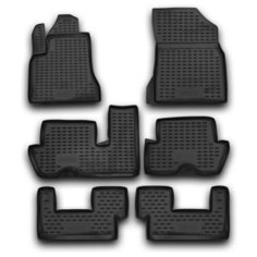 Element Коврики в салон подходят для CITROEN C4 Picasso, 01/2007-2013, 4 шт. (полиуретан)