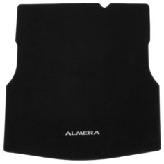 Klever Ковер в багажник велюр NISSAN Almera 2012->, текстиль Клевер