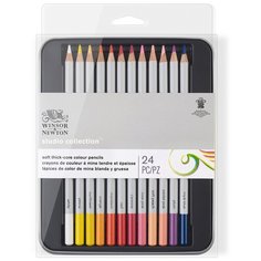 Winsor & Newton Цветные карандаши Studio Collection, 24 цвета (WN0490013)