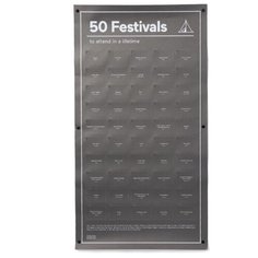 Постер «50 фестивалей, которые нужно посетить в жизни» Doiy