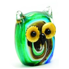 Статуэтка "Зелёный Филин" Mirho 17268 12 см