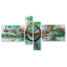 Модульная картина на холсте "Абстракция" 120x68 см Modulka.Ru