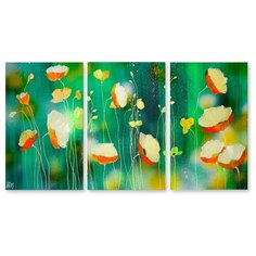 Модульная картина на холсте "После дождя" 170x93 см Modulka.Ru