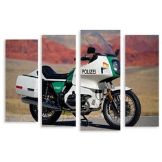 Модульная картина на холсте "Polizei" 120x86 см Modulka.Ru
