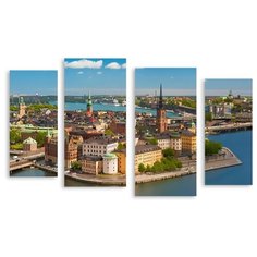 Модульная картина на холсте "Швеция" 120x75 см Modulka.Ru