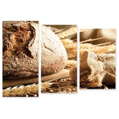 Модульная картина на холсте "Хлеб" 150x105 см Modulka.Ru
