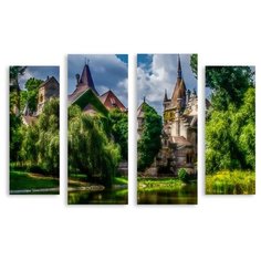 Модульная картина на холсте "Будапешт" 170x115 см Modulka.Ru