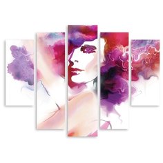 Модульная картина на холсте "Девушка" 90x70 см Modulka.Ru