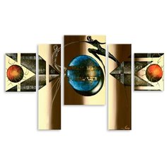 Модульная картина на холсте "Притяжение" 170x108 см Modulka.Ru