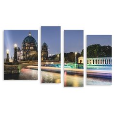 Модульная картина на холсте "Берлин" 170x105 см Modulka.Ru
