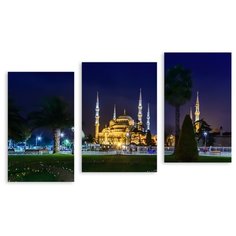 Модульная картина на холсте "Мечеть" 120x75 см Modulka.Ru