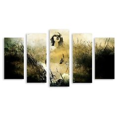 Модульная картина на холсте "Девушка" 90x52 см Modulka.Ru