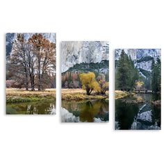 Модульная картина на холсте "Осень" 170x116 см Modulka.Ru