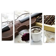 Модульная картина на холсте "Набор скрипача" 170x118 см Modulka.Ru