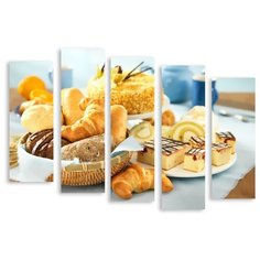 Модульная картина на холсте "Домашняя выпечка" 120x88 см Modulka.Ru