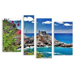Модульная картина на холсте "Природа Италии" 90x62 см Modulka.Ru