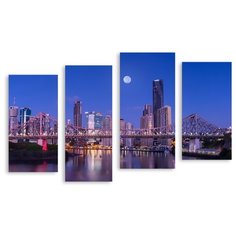 Модульная картина на холсте "Брисбен" 90x58 см Modulka.Ru