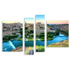 Модульная картина на холсте "Толедо" 90x59 см Modulka.Ru