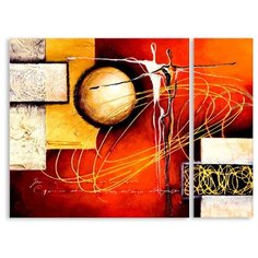 Модульная картина на холсте "Танец" 90x68 см Modulka.Ru