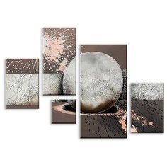 Модульная картина на холсте "Большая планета" 90x67 см Modulka.Ru