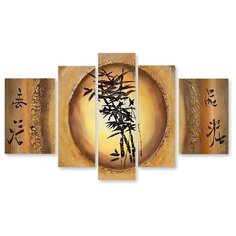 Модульная картина на холсте "Китайская мудрость" 120x72 см Modulka.Ru