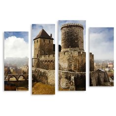 Модульная картина на холсте "Польский замок" 120x90 см Modulka.Ru