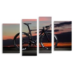 Модульная картина на холсте "Велосипед" 170x107 см Modulka.Ru