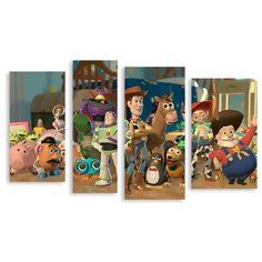 Модульная картина на холсте "Игрушки" 120x74 см Modulka.Ru