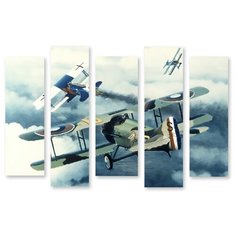 Модульная картина на холсте "Полет" 120x73 см Modulka.Ru