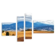 Модульная картина на холсте "Осенняя Тоскана" 90x54 см Modulka.Ru