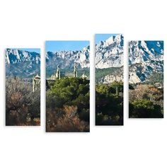Модульная картина на холсте "Природа Крыма" 170x118 см Modulka.Ru