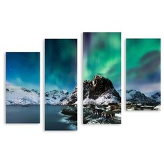 Модульная картина на холсте "Сияние" 150x106 см Modulka.Ru