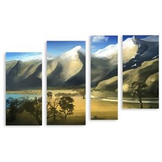 Модульная картина на холсте "Песочные горы" 120x78 см Modulka.Ru