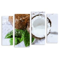Модульная картина на холсте "Кокос" 90x64 см Modulka.Ru